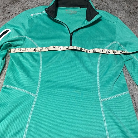 Columbia LADIES Omni-Wick Shotgun 1/4 Zip size Small - Picture 6 of 12